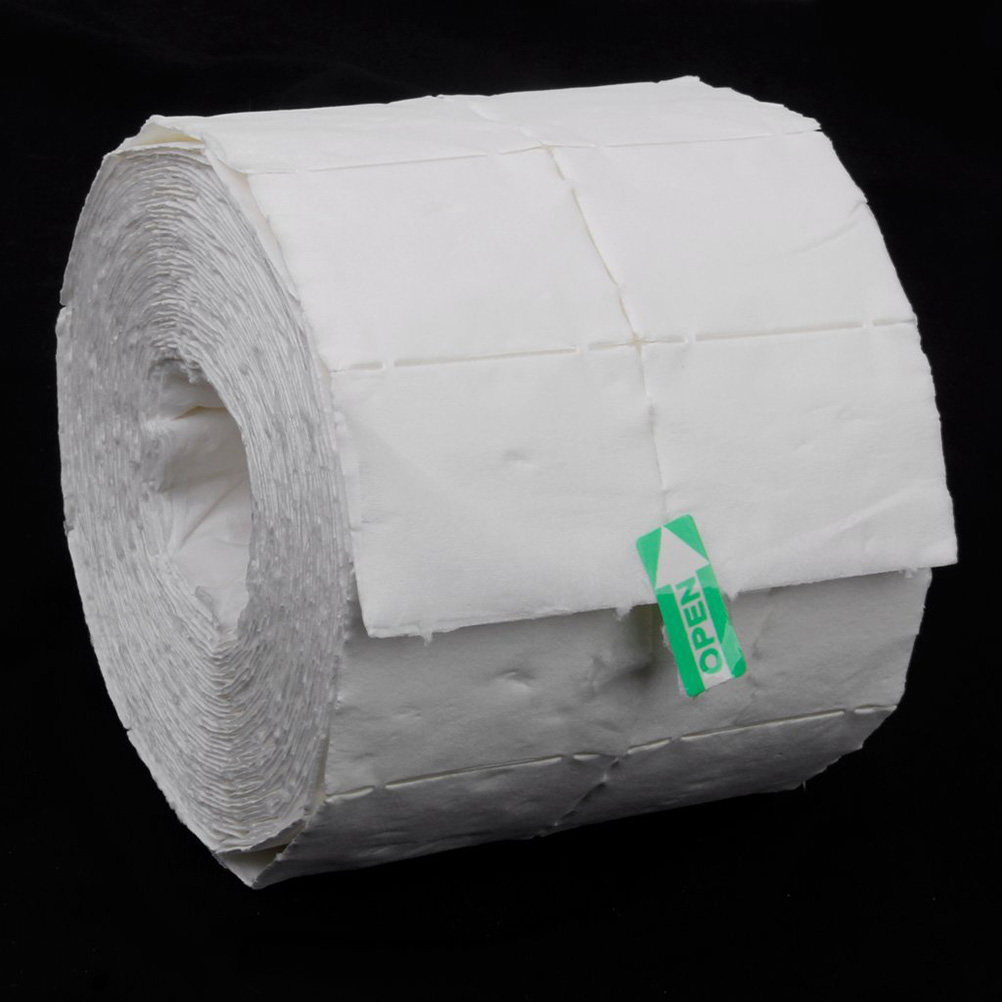 Nail Art Remove - 500Pcs White Cotton Fiber Nonwoven Nail