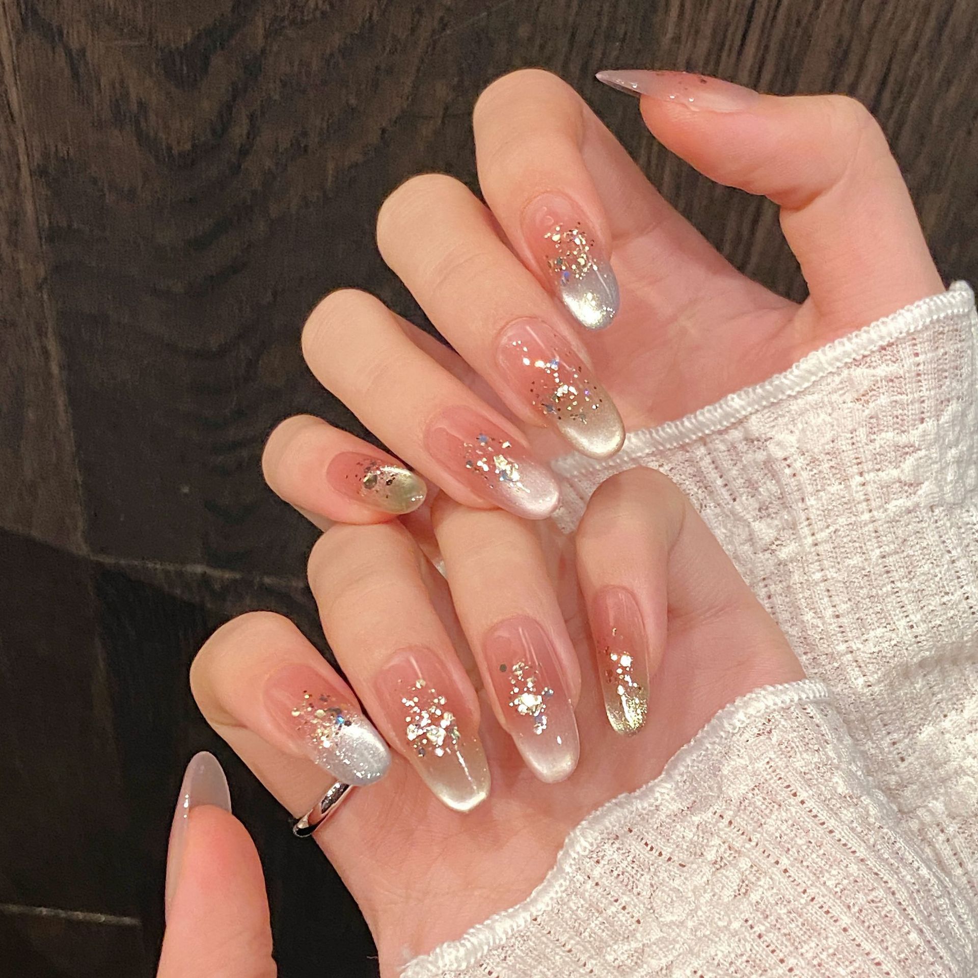 Handmade Press on Nails Rainbo - Nail Art Design 评论和价格