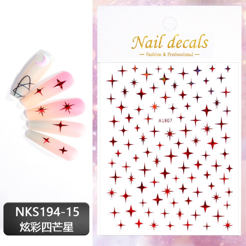 3D Laser Silver/Rose Gold Holl - Nail Art Rose Gold 评论和价格