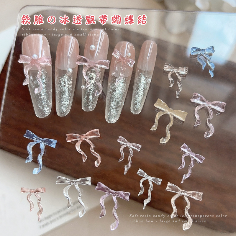 30PCS Fairy Ice Transparent Pi - Nail Art Pink Soft 评论和价格