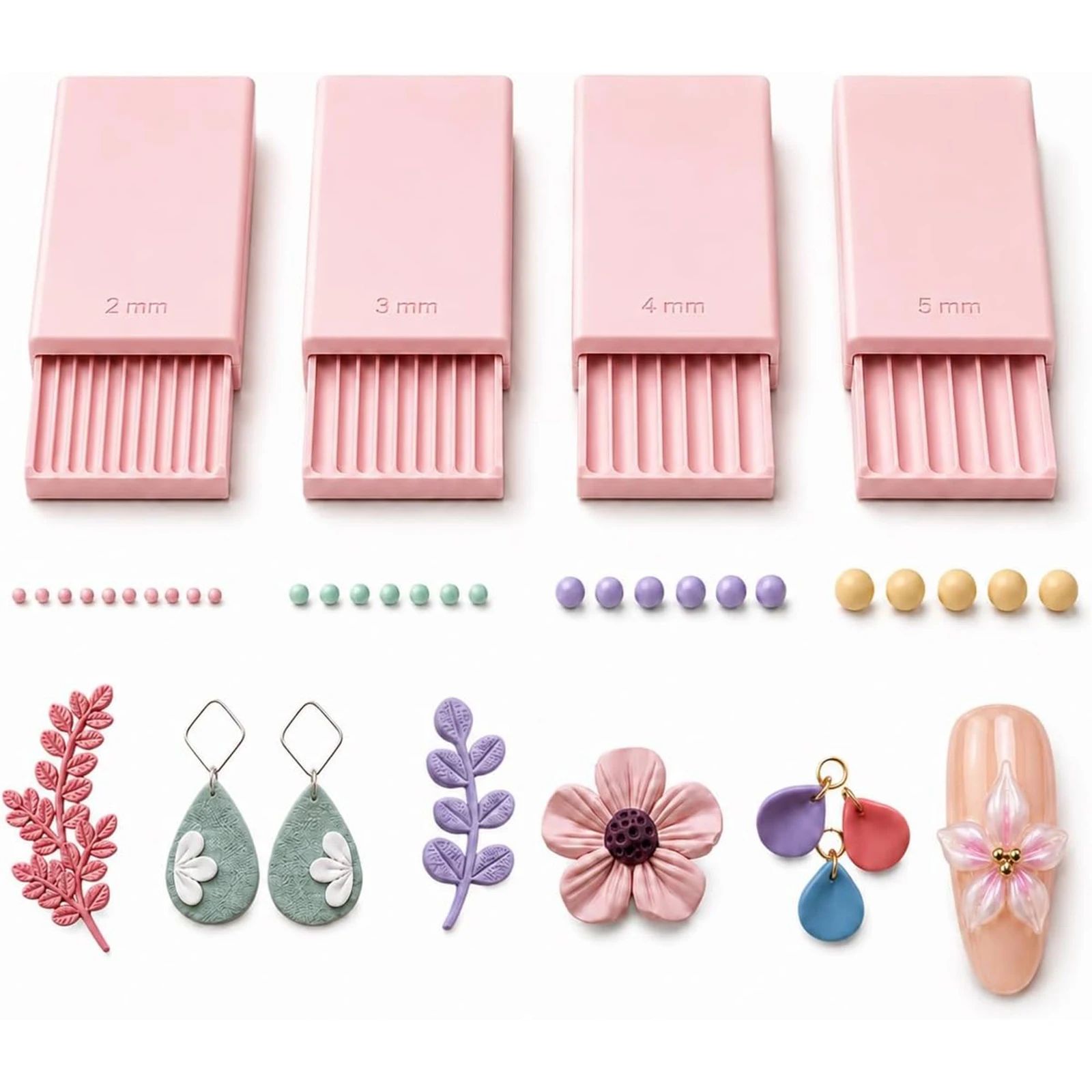 4PCS 3D Print Clay Gel Ball Ma - Nail Art Gel 评论和价格