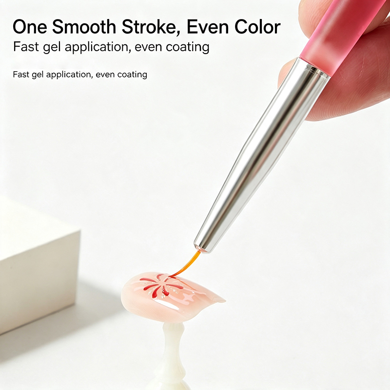 5Pcs Pink Transparent Nail Art - Nail Art Pink Soft 评论和价格