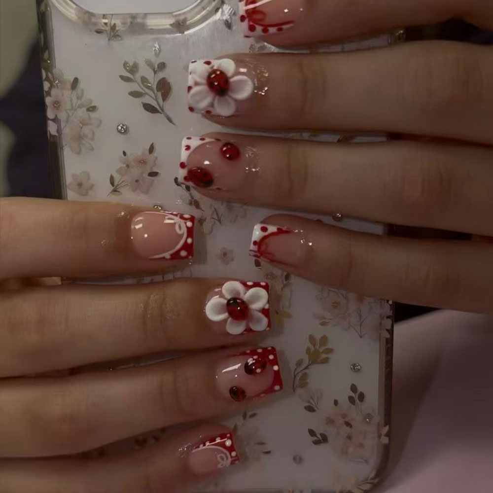24 Pieces Per Set. Rectangular - Nail Art Design 评论和价格