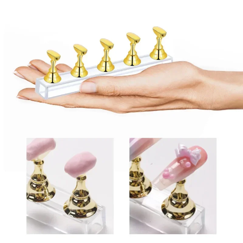 5PCS/Pack Chess Magnetic Nail  - Nail Art Rose Gold 评论和价格