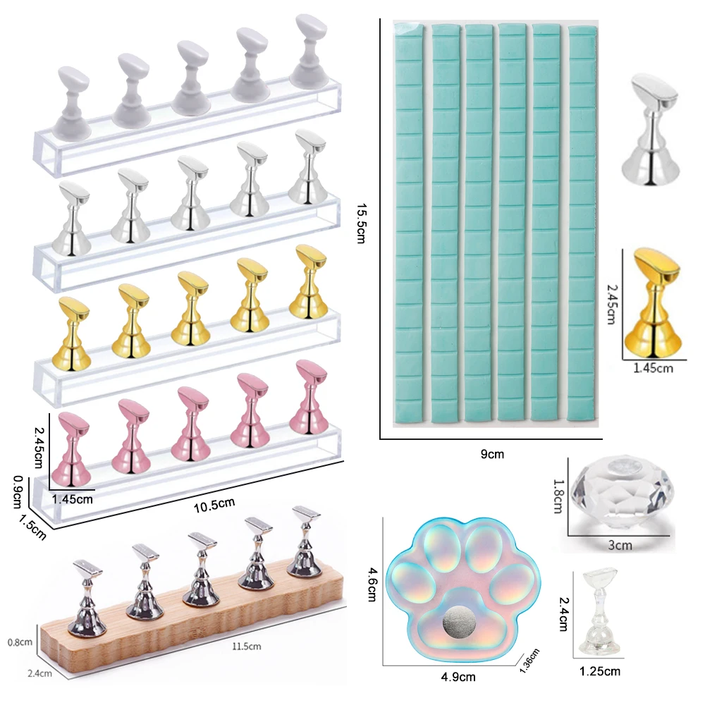 5PCS/Pack Chess Magnetic Nail  - Nail Art Rose Gold 评论和价格