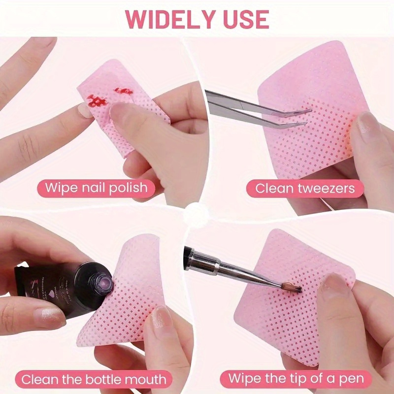 20/600pcs Lint-Free Nail Wipes - Nail Art Remove 评论和价格