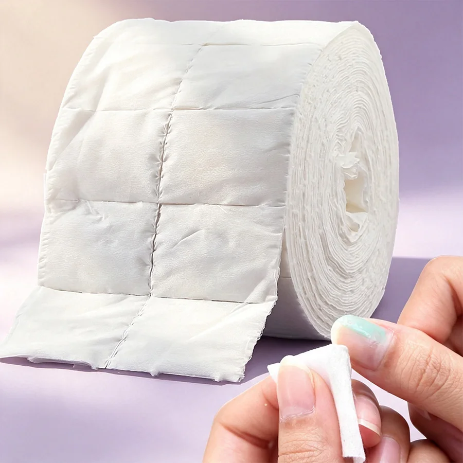300/500Pcs Roll Lint Free Cott - Nail Art Remove 评论和价格