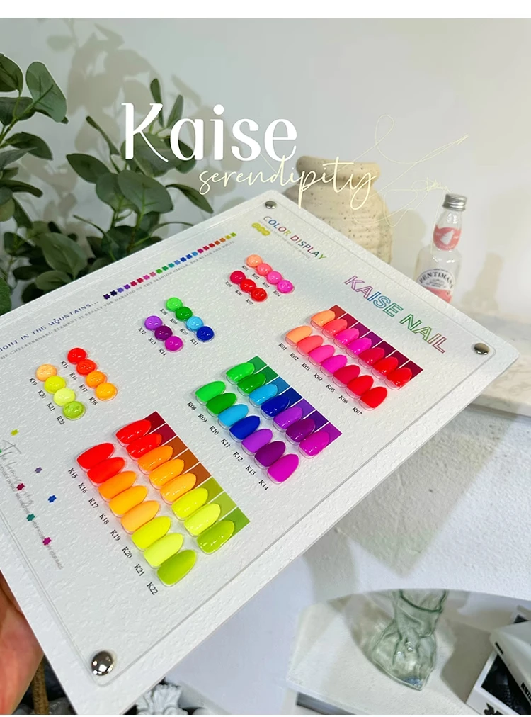 KAISE 22 colors Multicolor Nai - Nail Art Gel 评论和价格