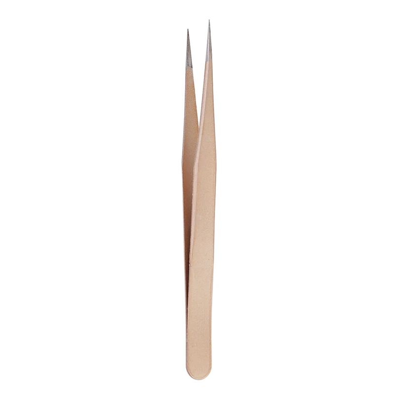 1Pc Straight Tweezer in Champa - Nail Art Rose Gold 评论和价格