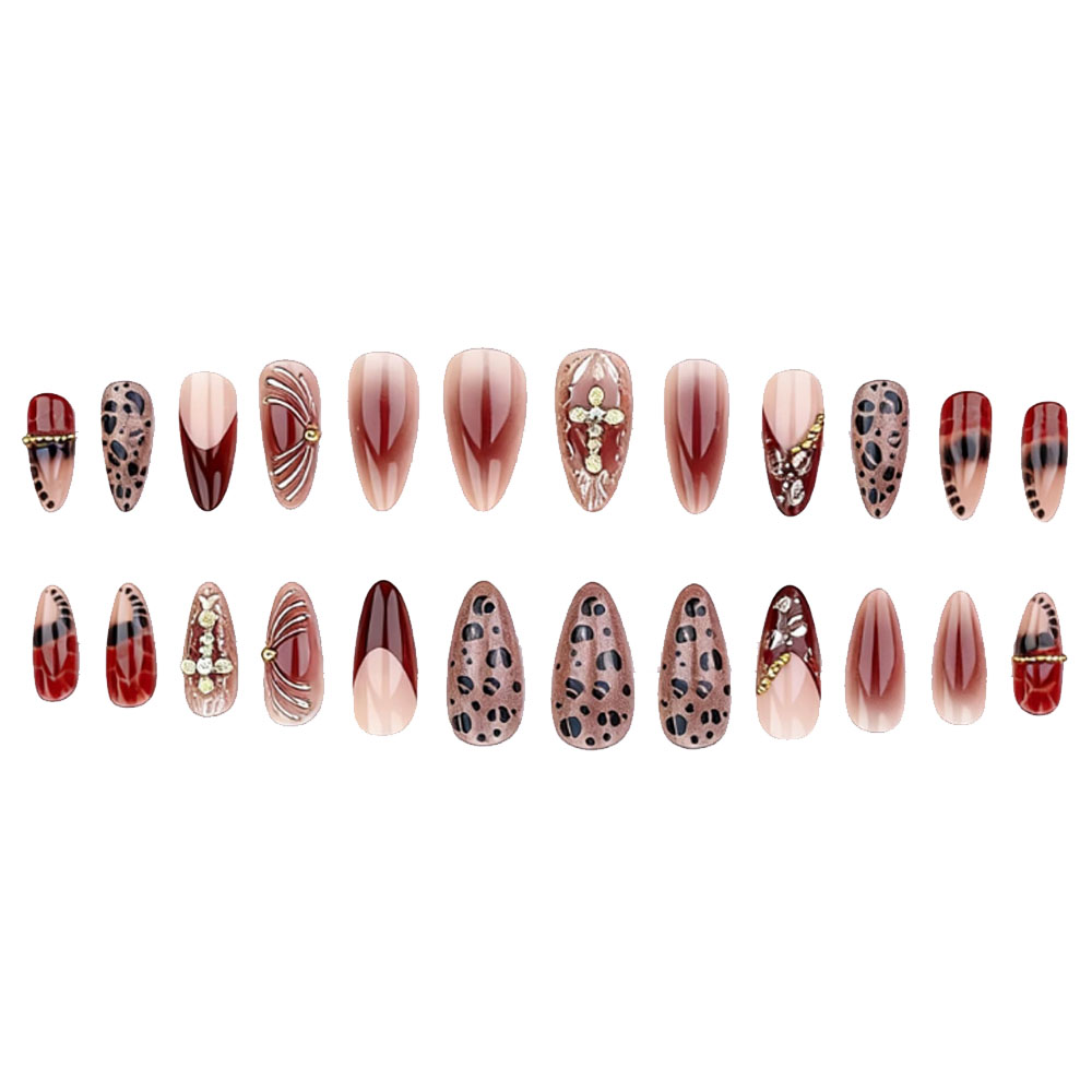 Medium fake nails for women gr - Nail Art Design 评论和价格