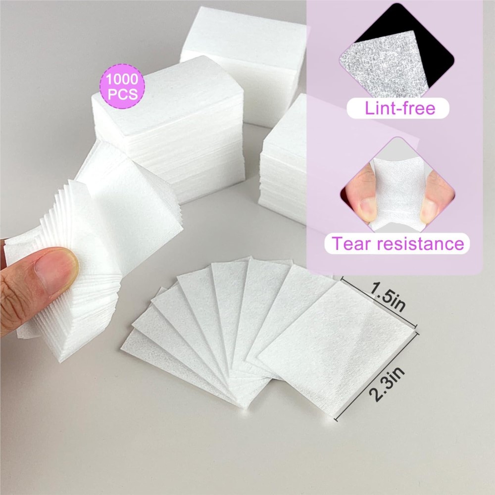 1000Pcs Lint Free Nail Wipes G - Nail Art Remove 评论和价格