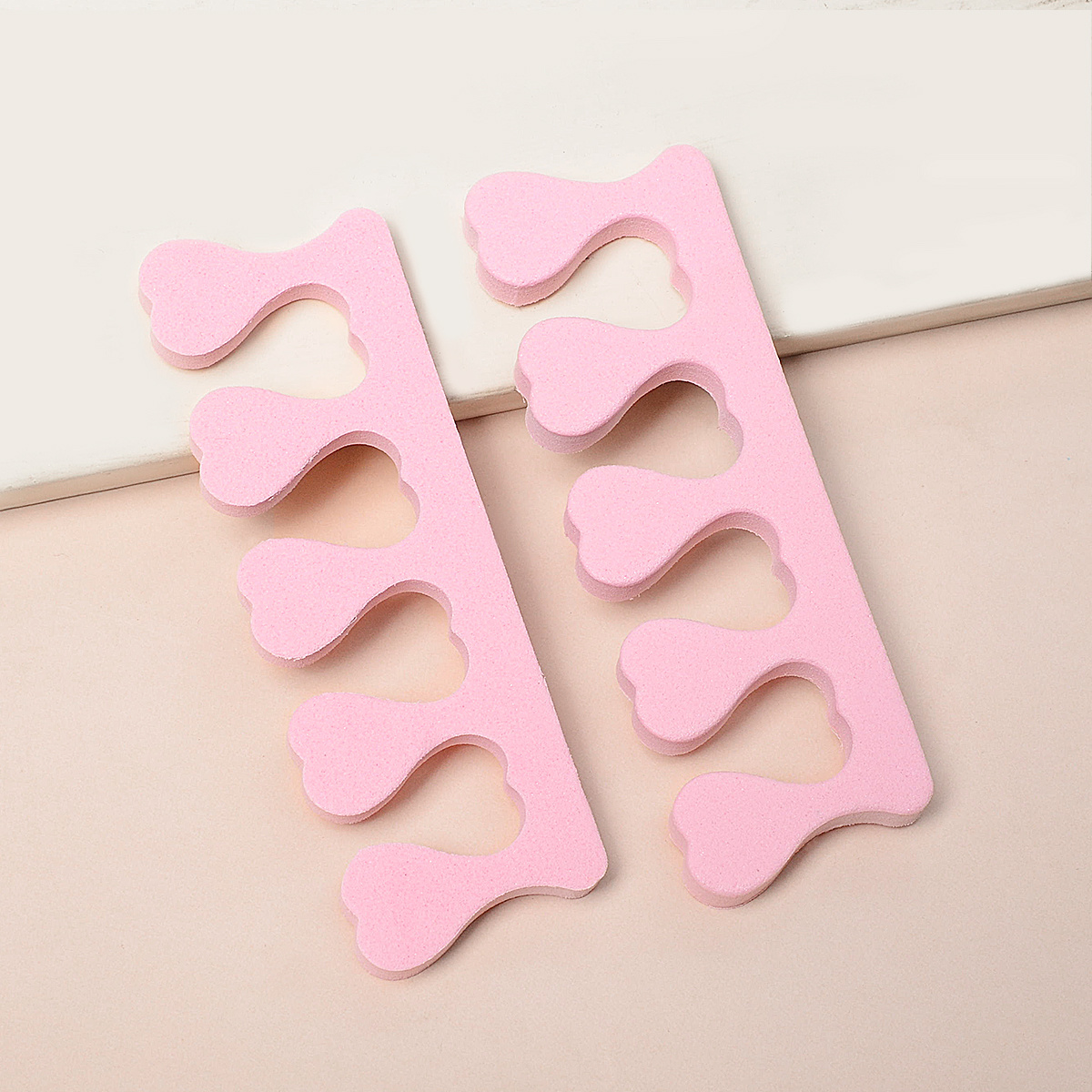 10pair Pink Toe Finger Sponge  - Nail Art Pink Soft 评论和价格