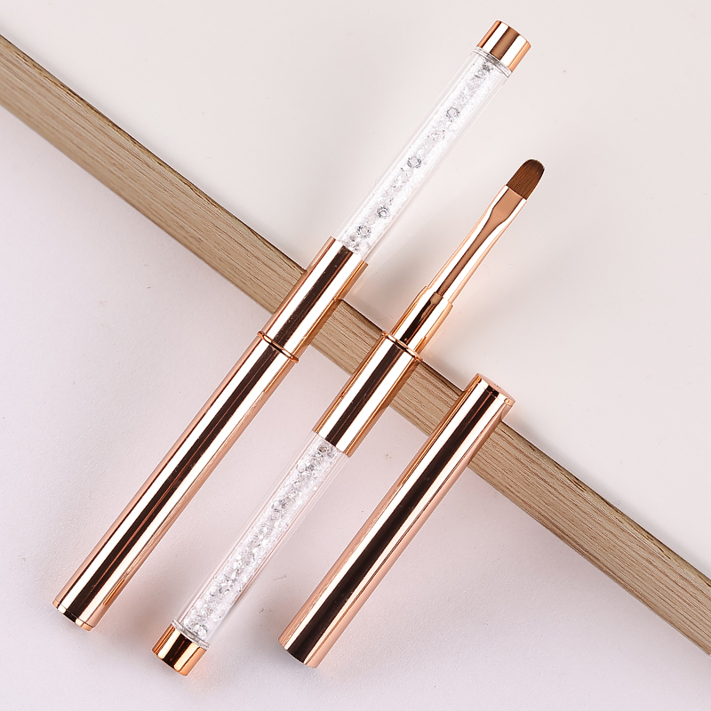 Nail Art Brush Set Rose Gold A - Nail Art Rose Gold 评论和价格