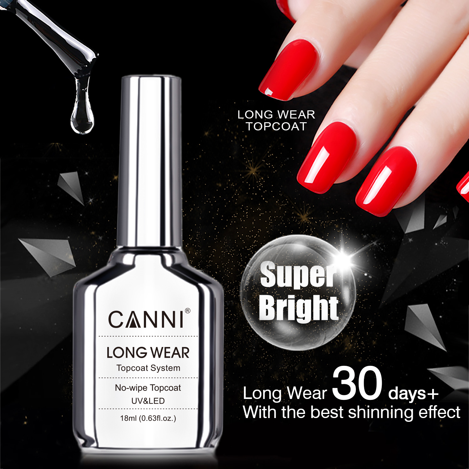 CANNI 18ml TPO HEMA Free Gel N - Peel Off Base Coat 评论和价格