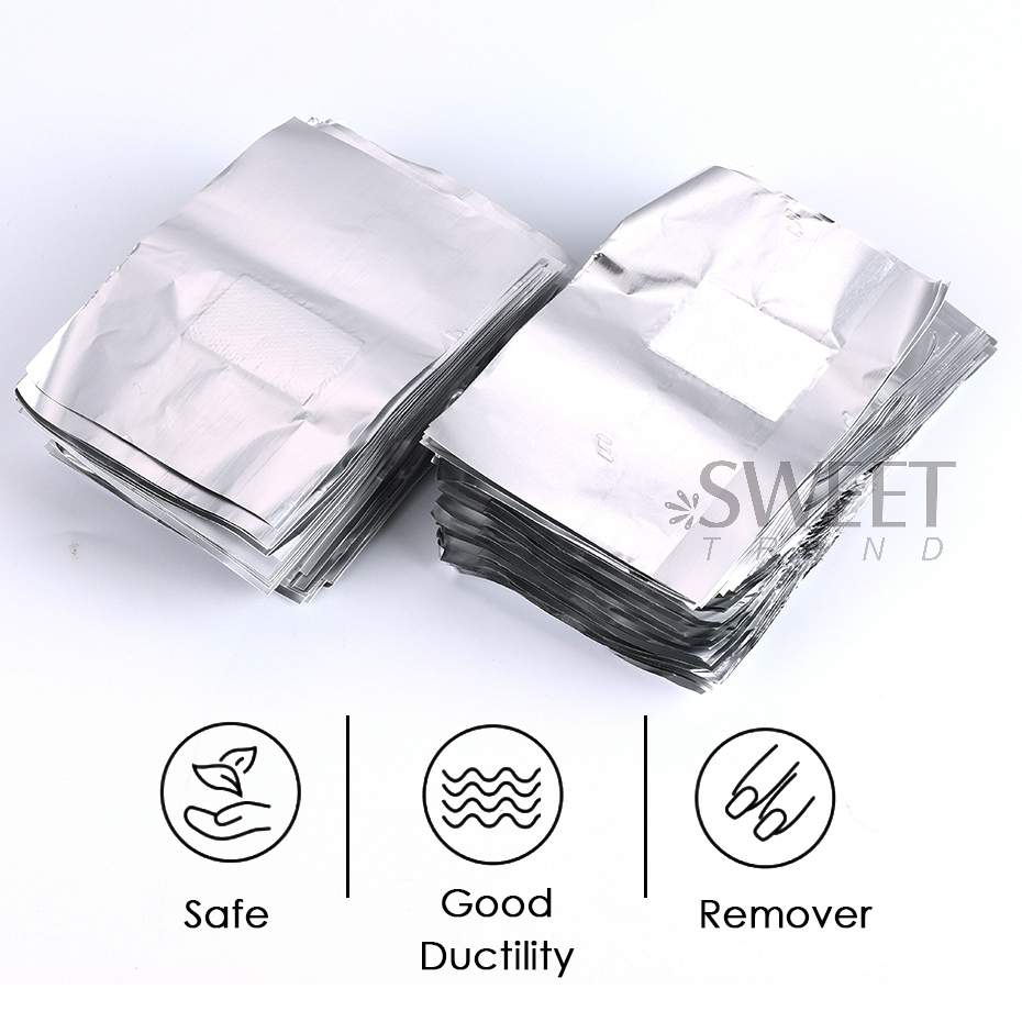 50/100pcs Immersion Remover Al - Nail Art Remove 评论和价格
