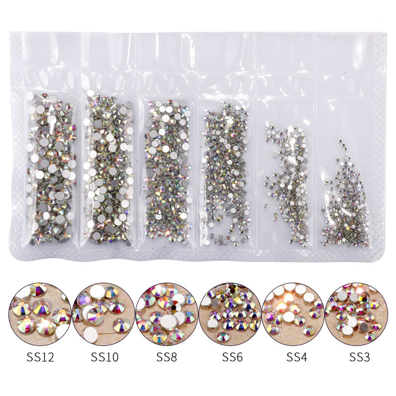 1440pcs Rose Gold Shiny Rhines - Nail Art Rose Gold 评论和价格