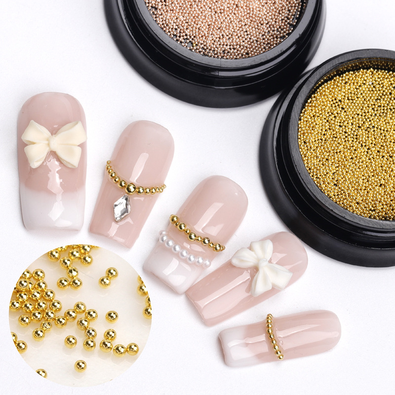 10G/Box 0.4MM 0.6MM Rose Gold  - Nail Art Rose Gold 评论和价格