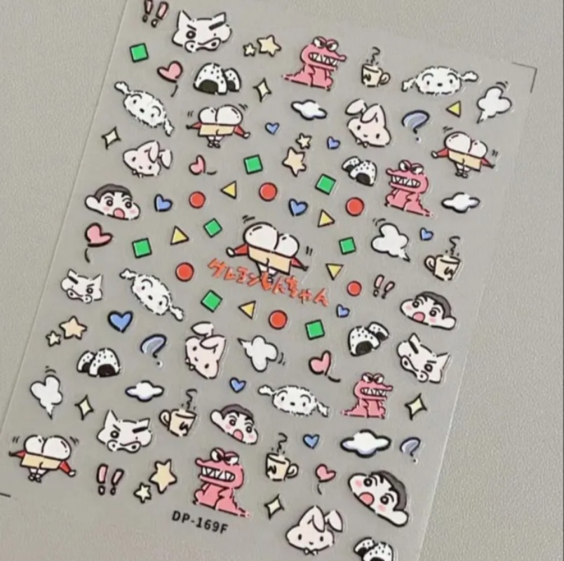 Crayon Shin-chan Creative Pape - Nail Art Design 评论和价格