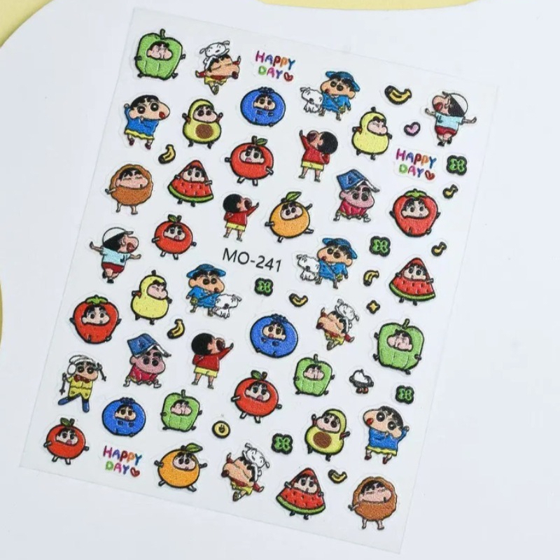 Crayon Shin-chan Creative Pape - Nail Art Design 评论和价格