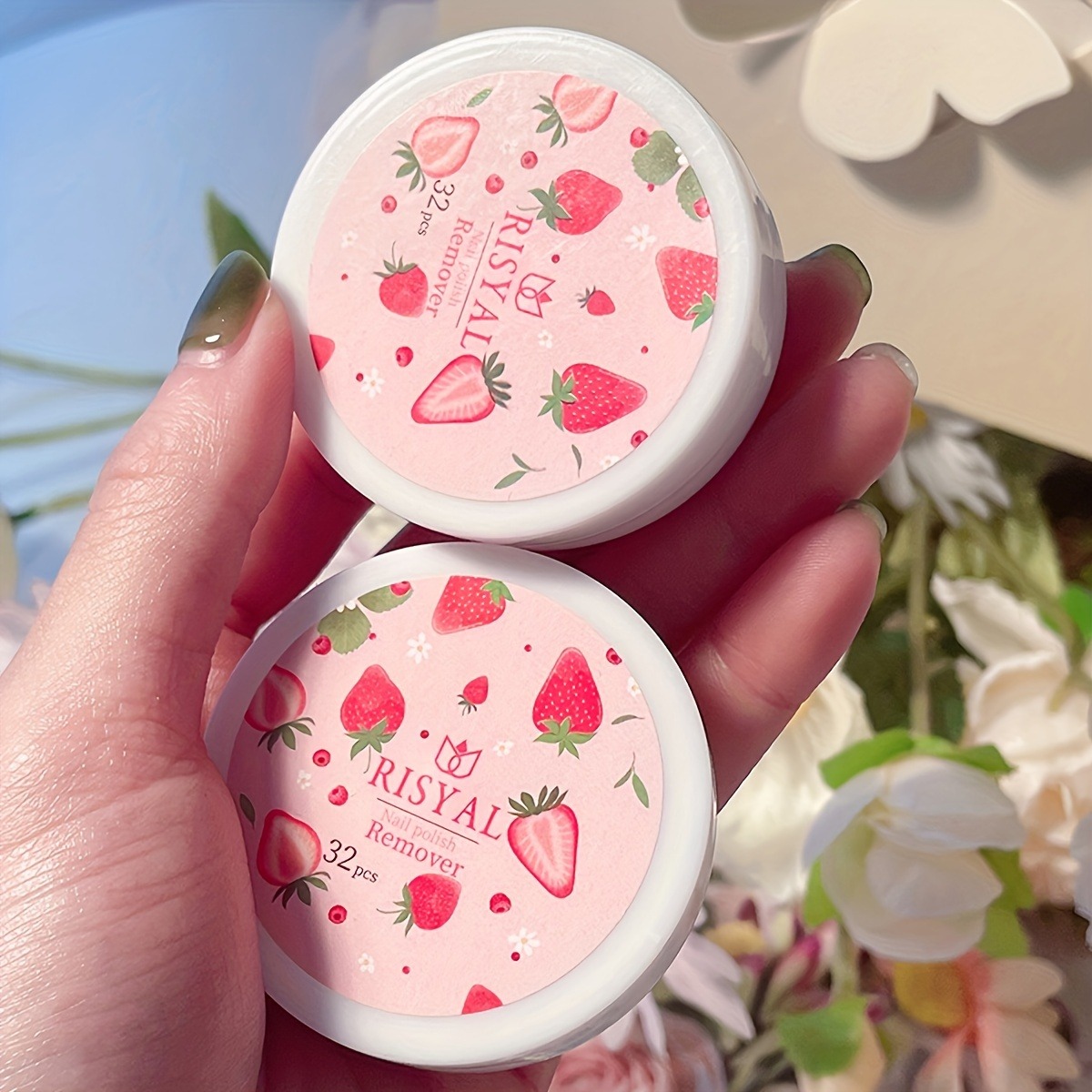 32pcs/Box Strawberry Nail Poli - Nail Art Remove 评论和价格
