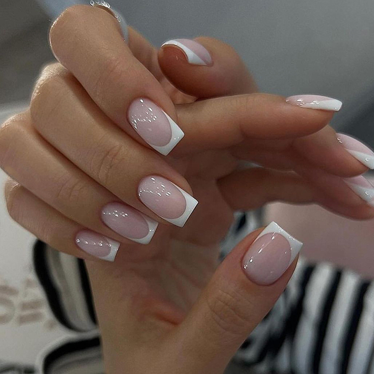24Pcs Simple Ballet Glitter De - Nail Art Design 评论和价格