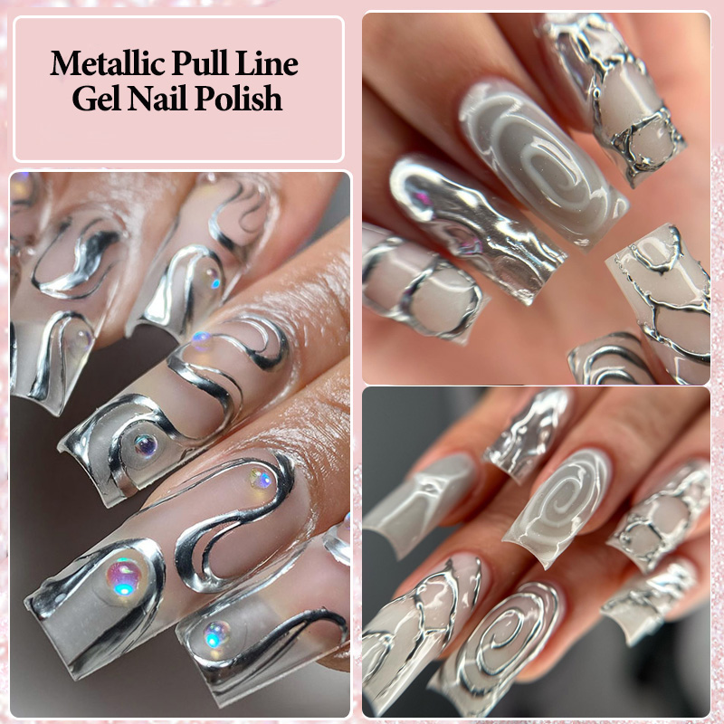 LILYCUTE 5ml Super Bright Meta - Nail Art Rose Gold 评论和价格